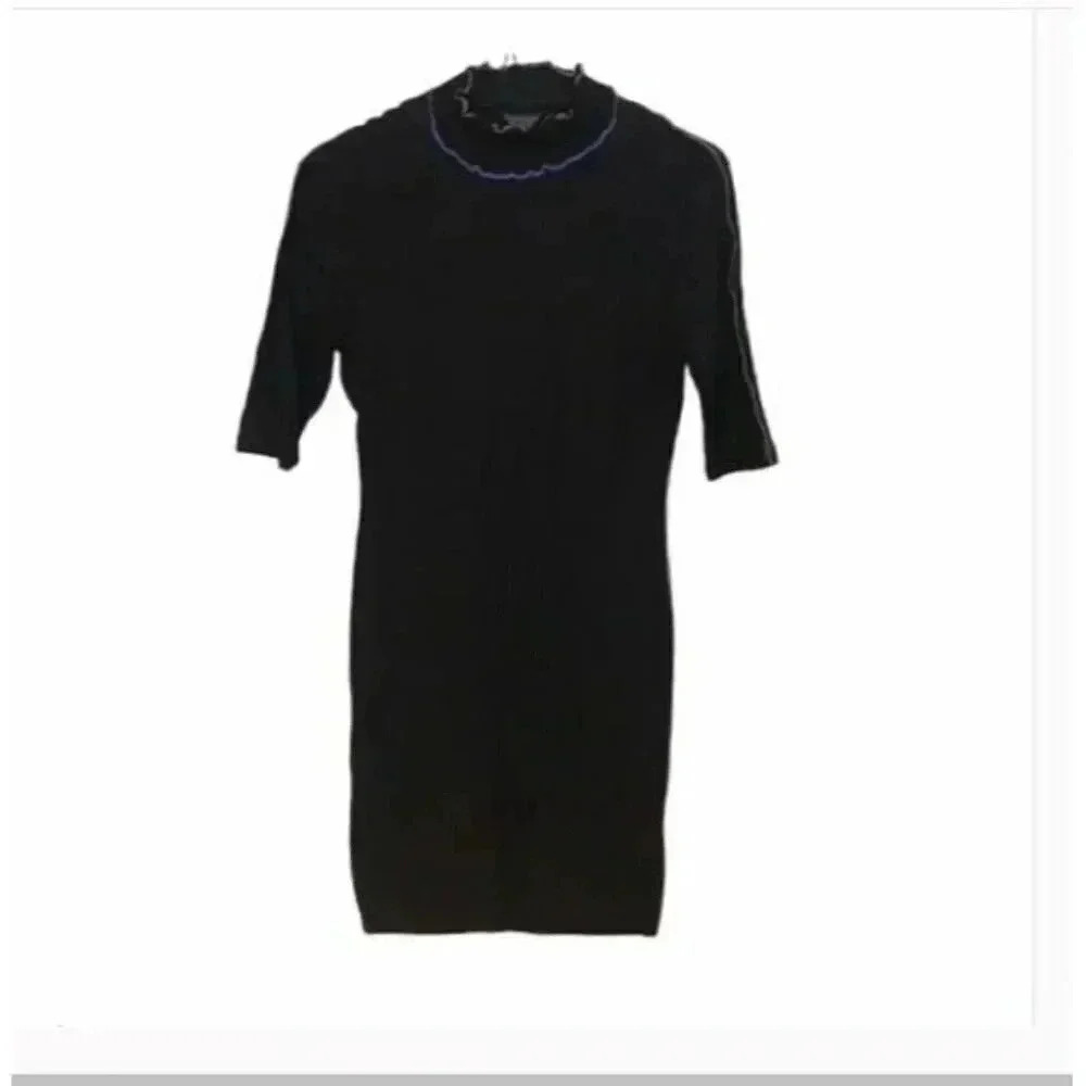 Topshop Dress Black Size 6